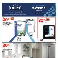 Lowe's - Weekly Deals - Bring Home The Savings (BC) Flyer