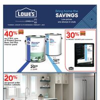 Lowe's - Weekly Deals - Bring Home The Savings (ON) Flyer