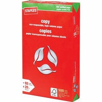 Staples Fsc-Certified Copy Paper - 8.5" X 14", 500 Sheets