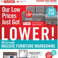 The Brick - Saving You More - Massive Furniture Markdowns (West) Flyer