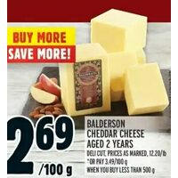 Balderson Cheddar Cheese Aged 2 Years