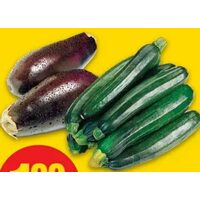 Eggplant or Green Zucchini 