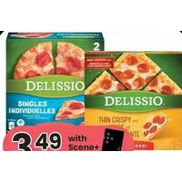 Delissio Thin Crust Pizza or Singles