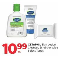 Cetaphil Skin Lotion Cleanser, Scrubs Or Wipes 