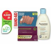 Polysporin, Band-Aid Or Aveeno Eczema Daily First Aid Products 
