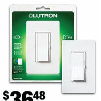 Lutron Diva Single Pole/3-Way CFL and LED Dimmer Switch