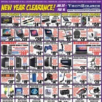 Tech Source - New Year Clearance Sale Flyer