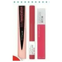 Maybelline New York Total Temptation Mascara or Superstay Lip Colour