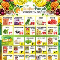 Mega Sanjha Punjab Grocery Store - Weekly Specials Flyer