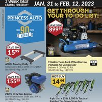 Princess Auto - 2 Week Sale - Get Through Your To-Do List Flyer