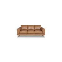 86" Vivia Genuine Leather Sofa