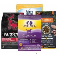 Wellness, Merrick, Natural Balance, Nutrience & Instinct Cat Food