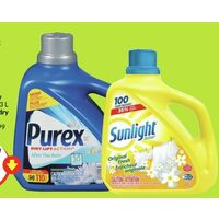 Purex Laundry Detergent, Sunlight Laundry Detergent