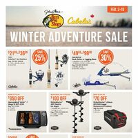 Cabelas - Winter Adventure Sale Flyer
