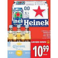 Corona or Heineken Alcohol Free Beer