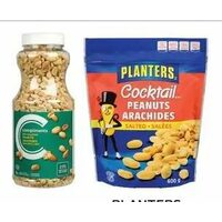 Planters Cocktail Peanuts Or Compliments Dry Or Honey Roasted Peanuts