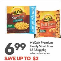 Mc Cain Premium Family Sized Fries 