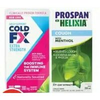 J.R. Watkins Mist, Ointment, Cold Fx Capsules Or Prospan By Helixia Cough Syrup