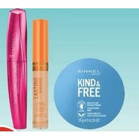 Rimmel London Wonder'fully Real Mascara, Lasting Radiance Concealer Or Kind & Free Pressed Powder