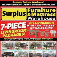 Surplus Furniture - 7-Piece Living Room Packages (NL) Flyer