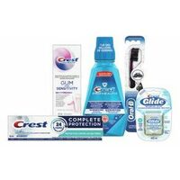 Creast Toothpaste Or Mouthwash, Oral-B Manual Toothbrushes Or Oral-B Or Crest Floss 