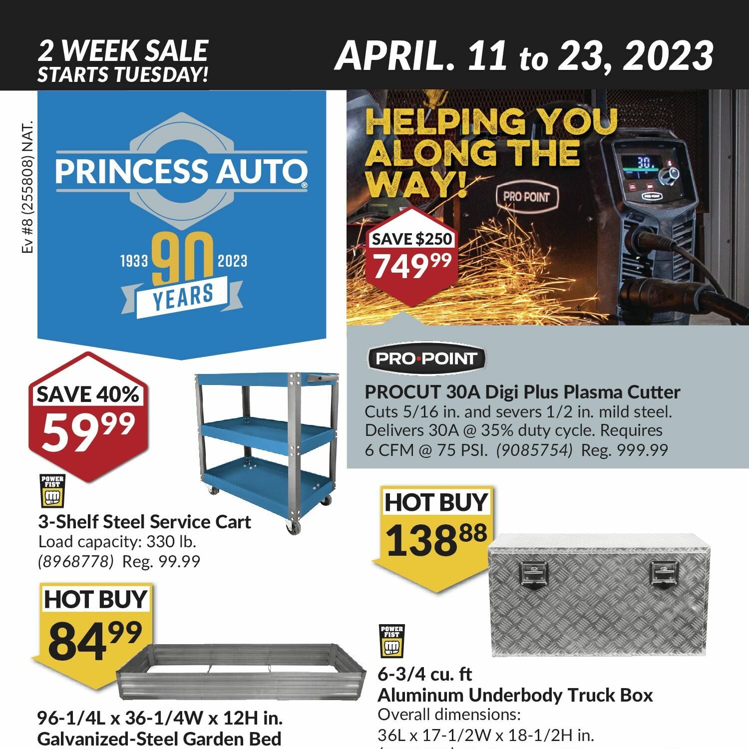 Princess Auto Weekly Flyer - 2 Week Sale - Helping You Along The Way - Apr  11 – 23 