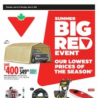 Canadian Tire - Summer Big Red Event (West/NS/PE/YT) Flyer