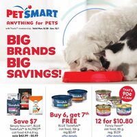 PetSmart - Big Brand, Big Savings Flyer