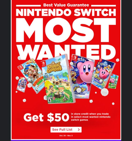 GameStop Listing Points At Upcoming Nintendo Direct - myPotatoGames