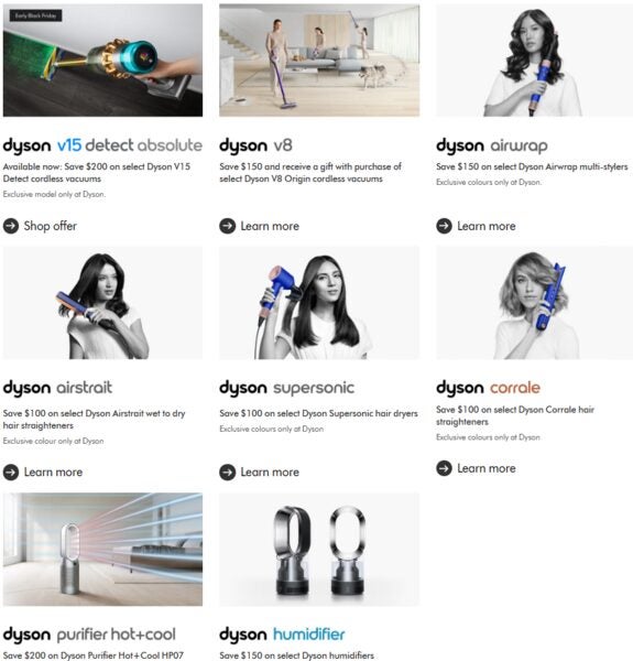 [Dyson] Dyson Boxing Week 50300 off at Dyson Store (Revised Dec. 15