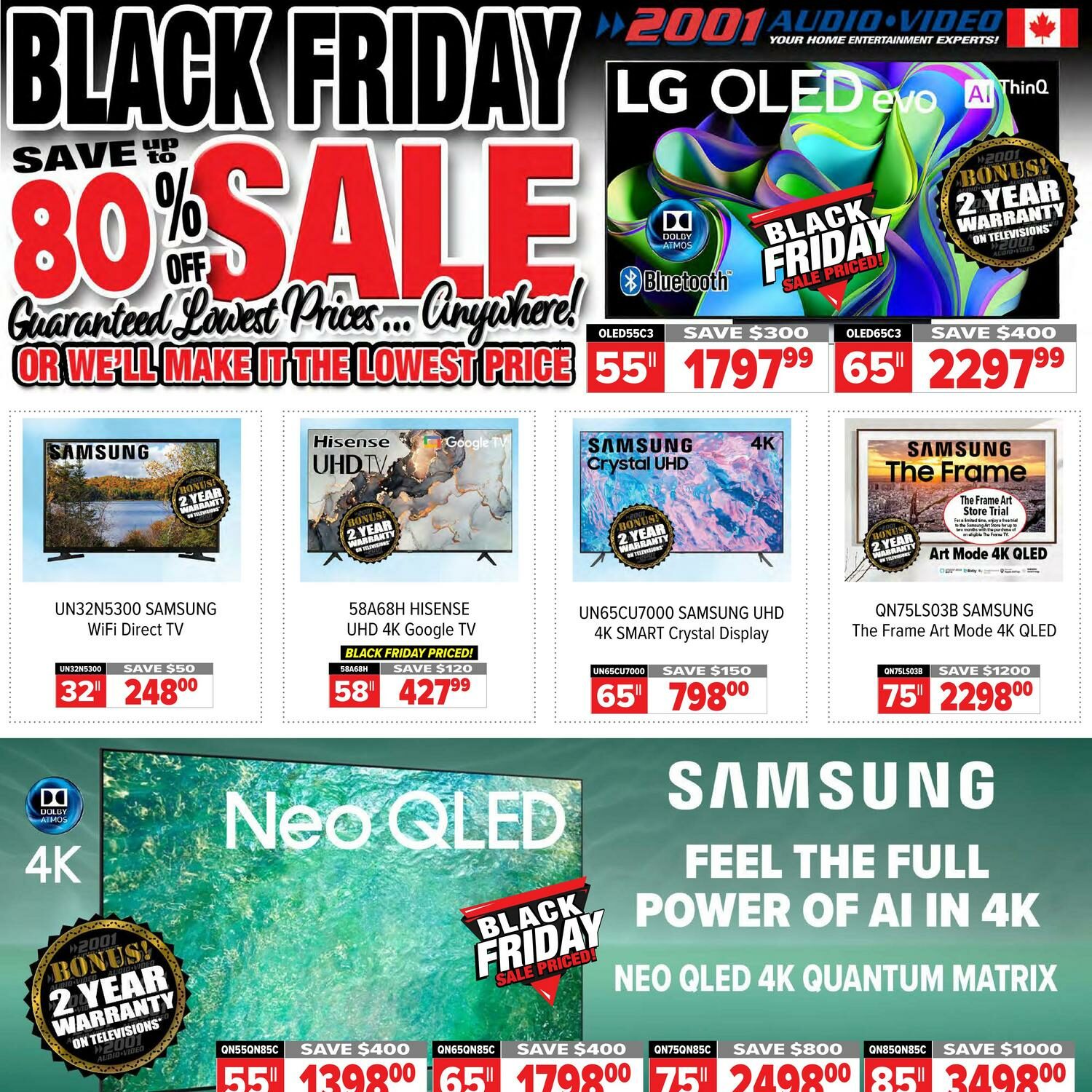 2001 Audio Video Weekly Flyer Weekly Deals Black Friday Sale Nov   1500x1500 Crop North Force 