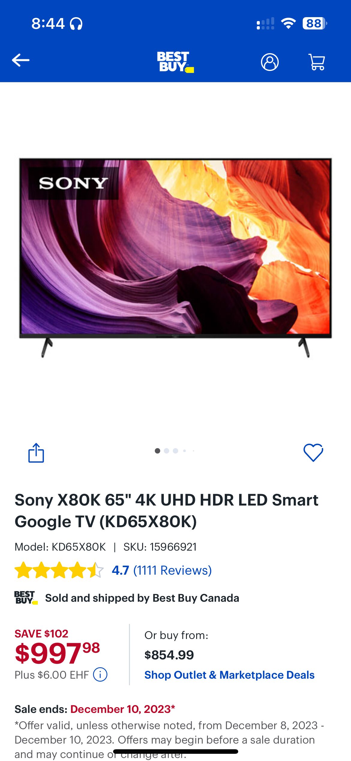 Sony 65 Class X80K LED 4K UHD Smart Google TV KD65X80K - Best Buy