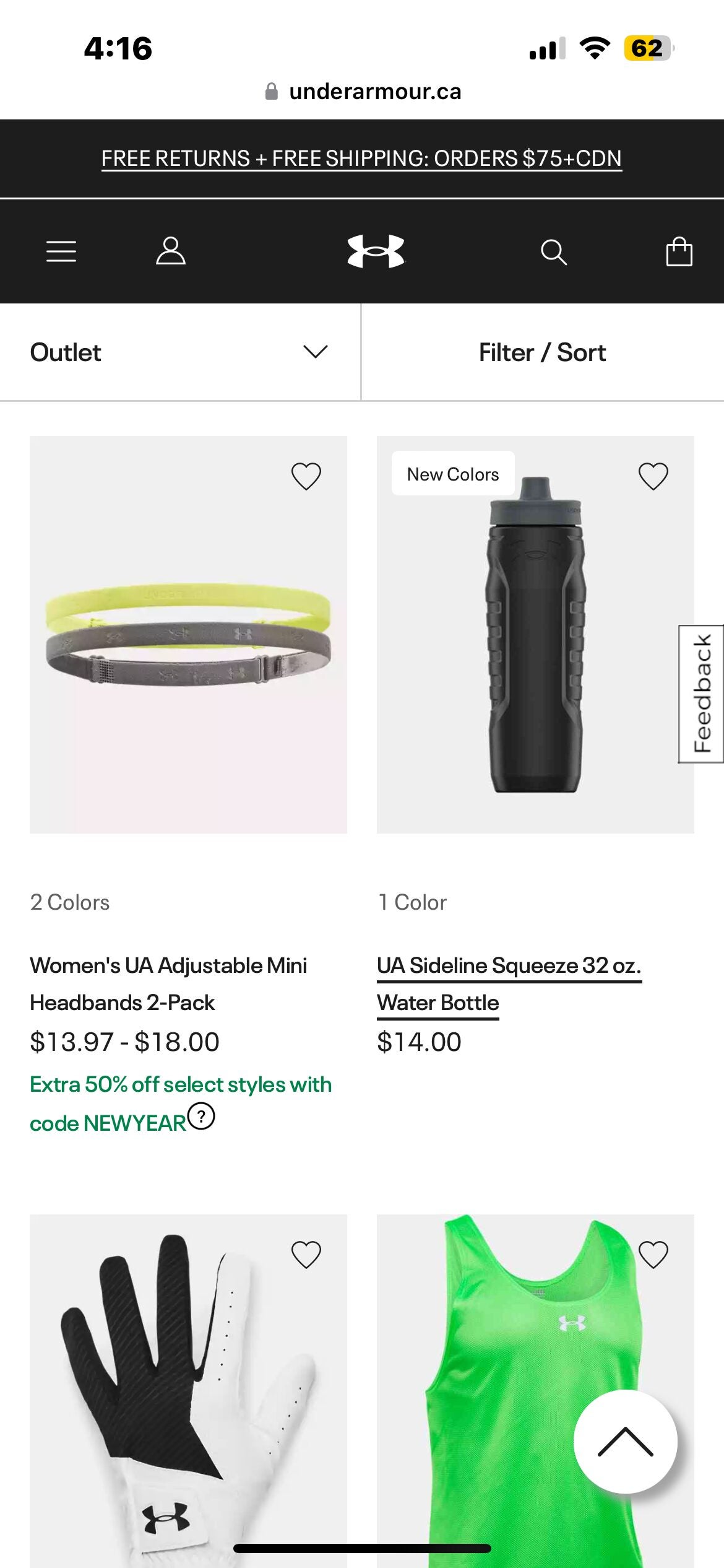 Under armour 50 off cheap code