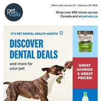Pet Valu - Monthly Savings - Discover Dental Deals Flyer