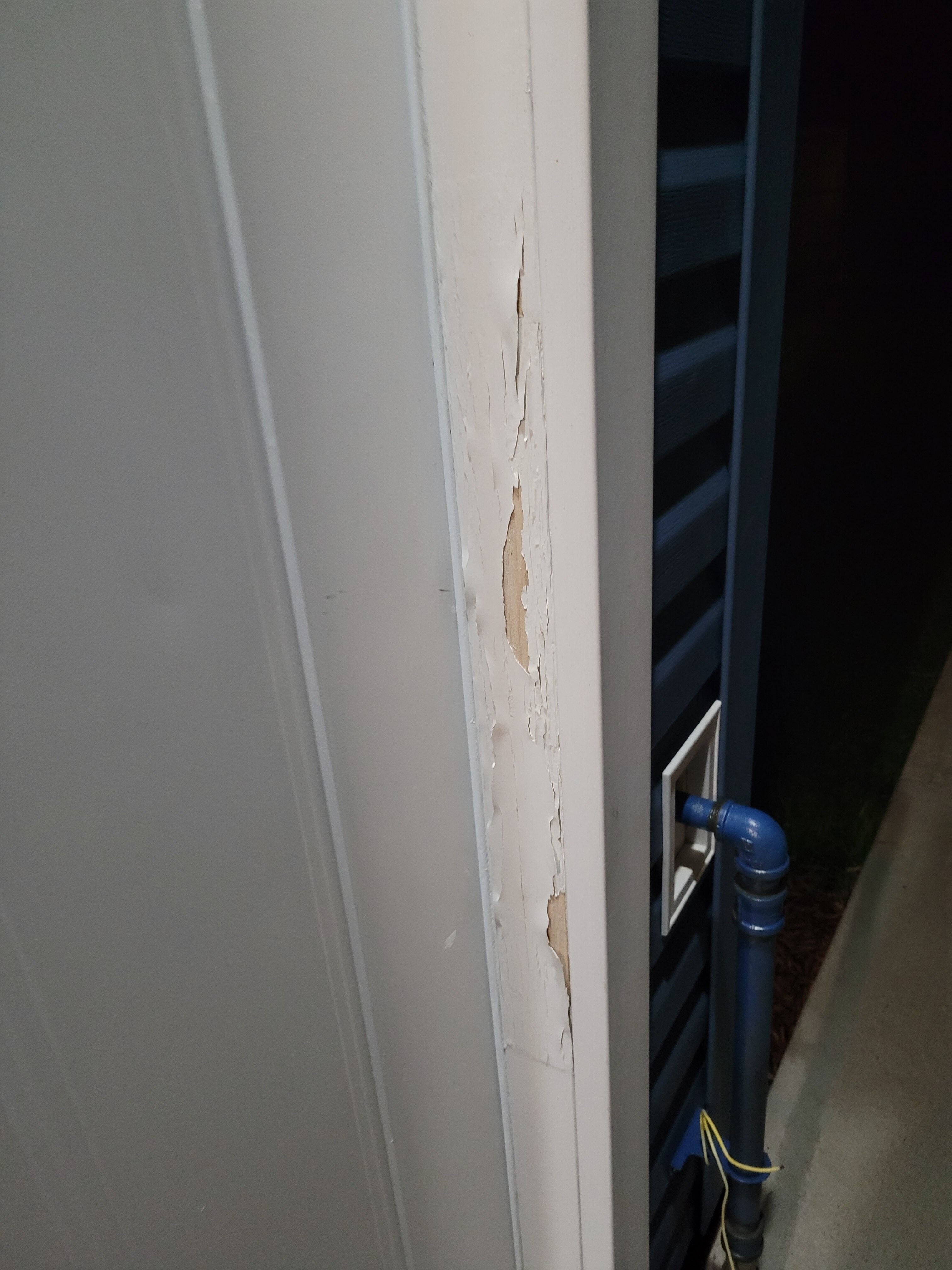 Paint keeps peeling on door frame. Forums