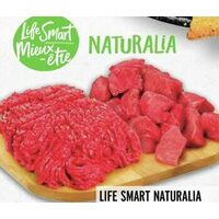 Life Smart Naturalia Grass-Fed Boneless Stewing Beef Cubes or Extra Lean Ground Beef