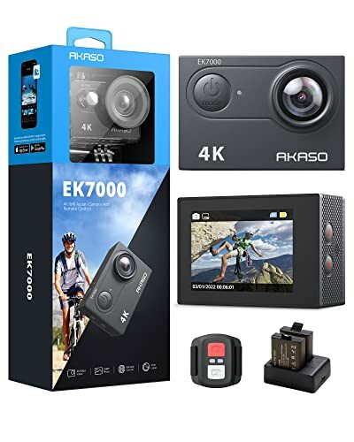 Action Camera 4k AKASO EK7000 4K30FPS Action Camera With 64GB