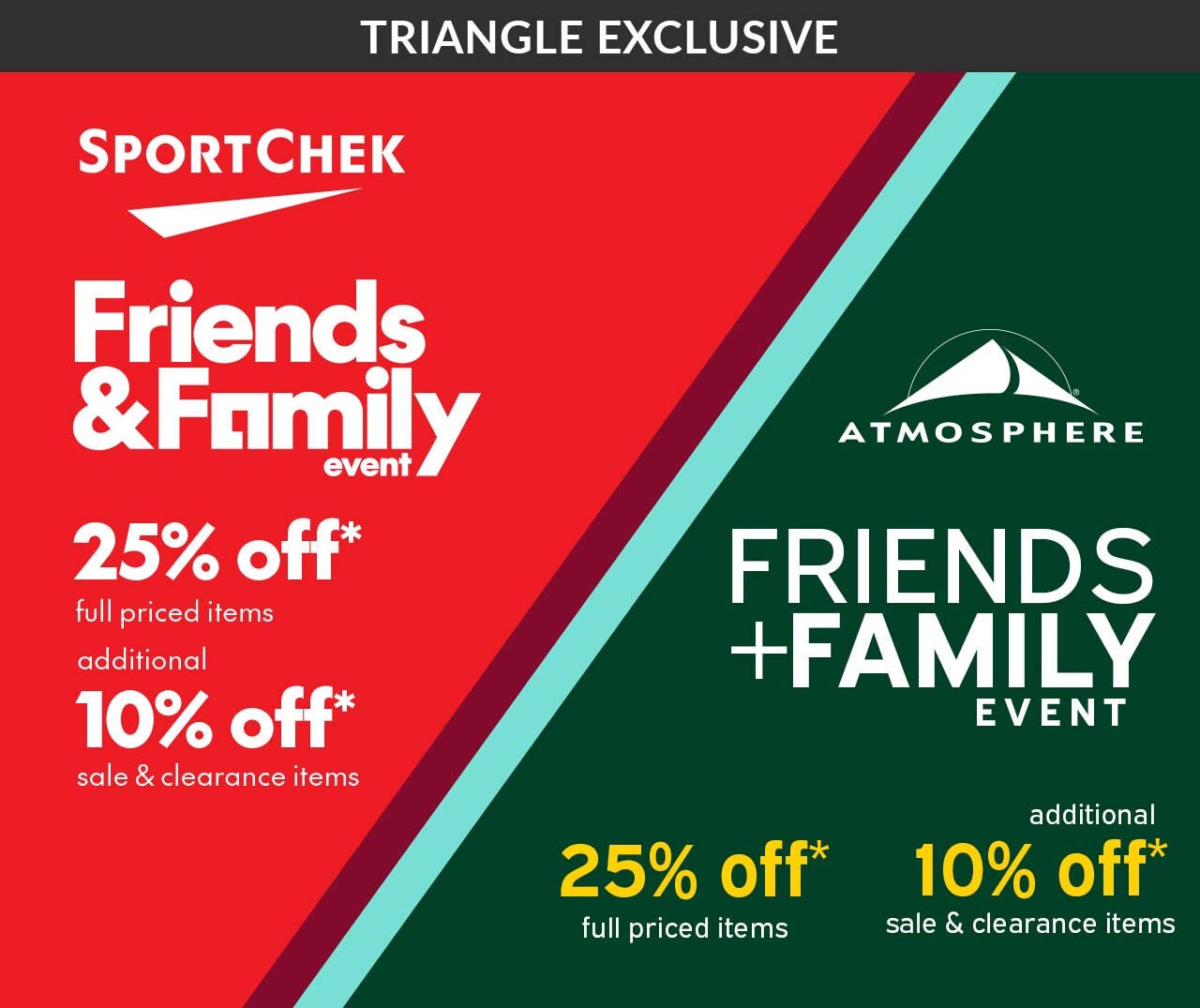 Sport Chek] [Atmosphere] Friends and Family - 25% off reg/ 10% off