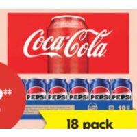 Coca-Cola or Pepsi Beverages