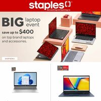 Staples - Weekly Deals - Big Laptop Event Flyer