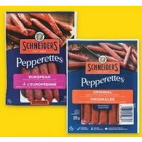 Schneiders Original, European or Pepperoni Pepperettes