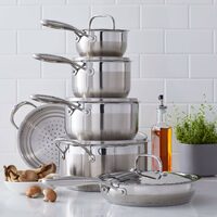 Paderno Canadian Signature Stainless Steel Cooksets -11-Pc Classic Set