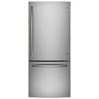 GE Appliances 20.9-Cu. Ft. Stainless Steel Bottom-Freezer Fridge