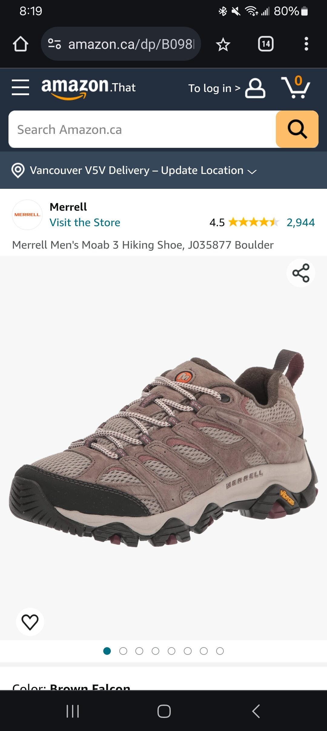 [Amazon.ca] Merrell Womens Moab 3 Hiking Shoe various colours/sizes ...