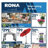 Rona - Weekly Deals - Start Spring For Less (ON) Flyer