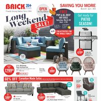 The Brick - Saving You More - Long Weekend Sale (QC) Flyer