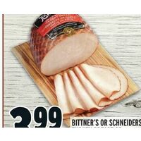 Bittner's or Schneiders Turkey Breast or Greenfield Smoked Ham