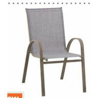 Sling Stack Patio Dining Chair Graphite