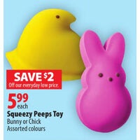 Squeezy Peeps Toy
