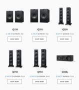 KEF Q series speakers – 40% off